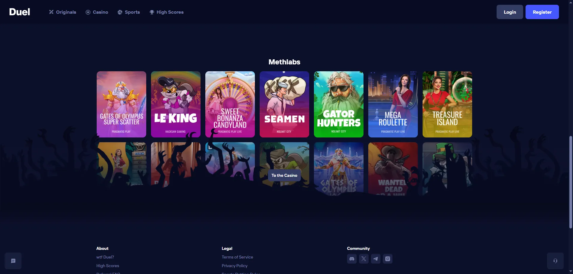 Duel Casino provably fair slots and original games NZ